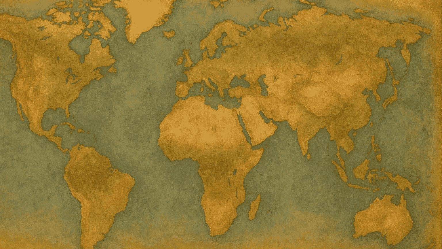 Painterly antique basemap for Financial Capitals of the World