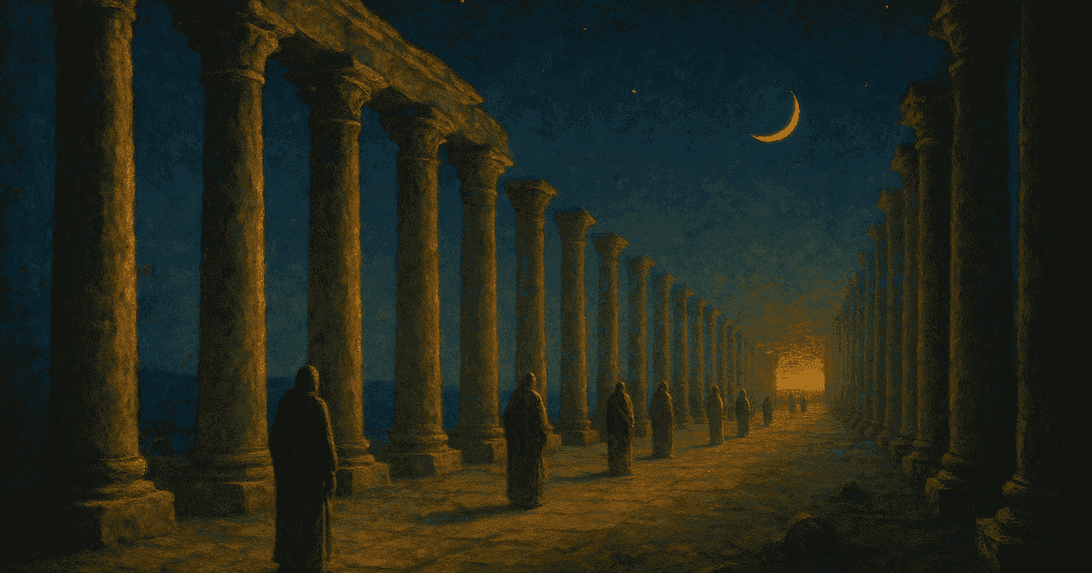 Painted timeline of the history of philosophy